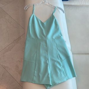 Backless romper